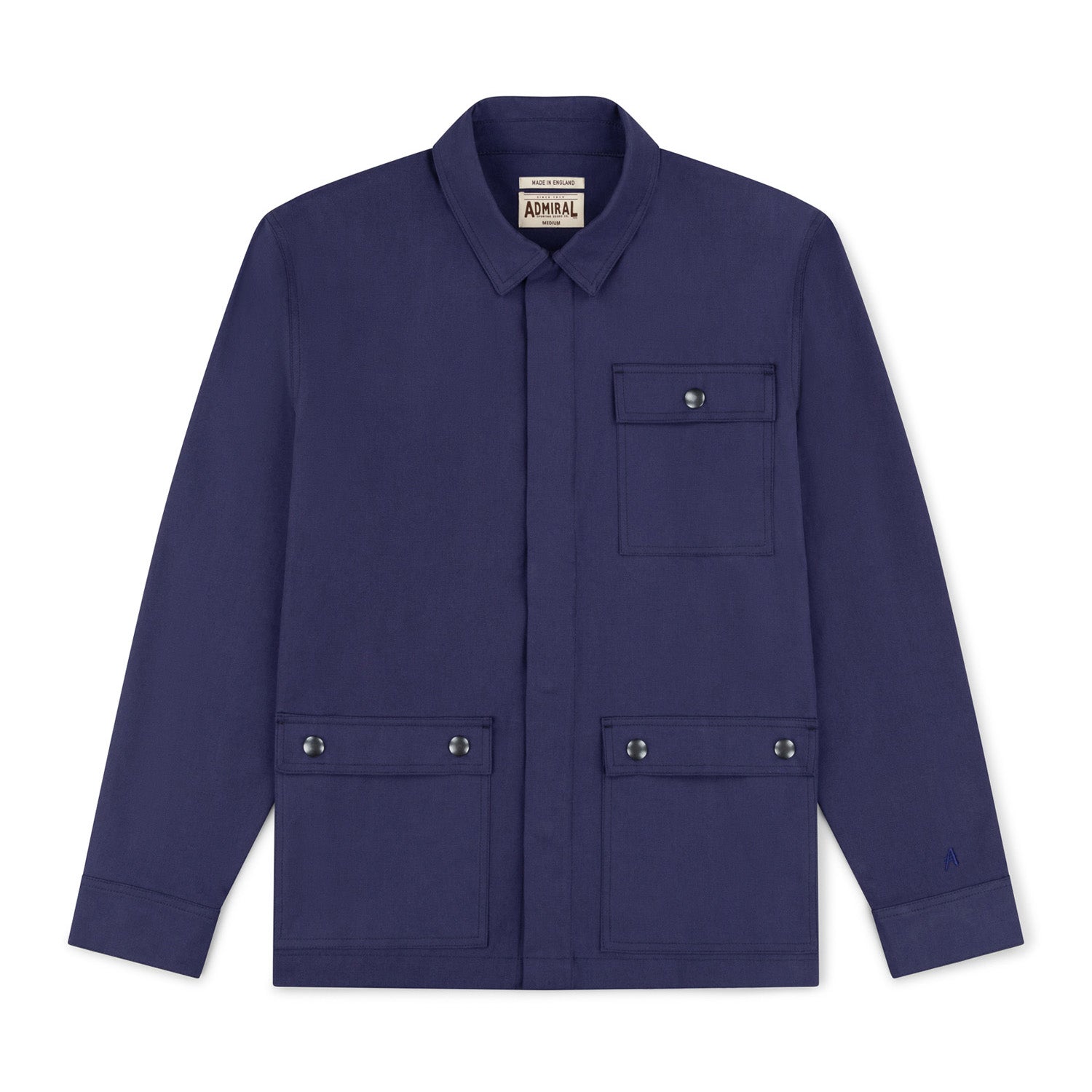 Must-Have Westcote Overshirt – Whio Navy – Made in England