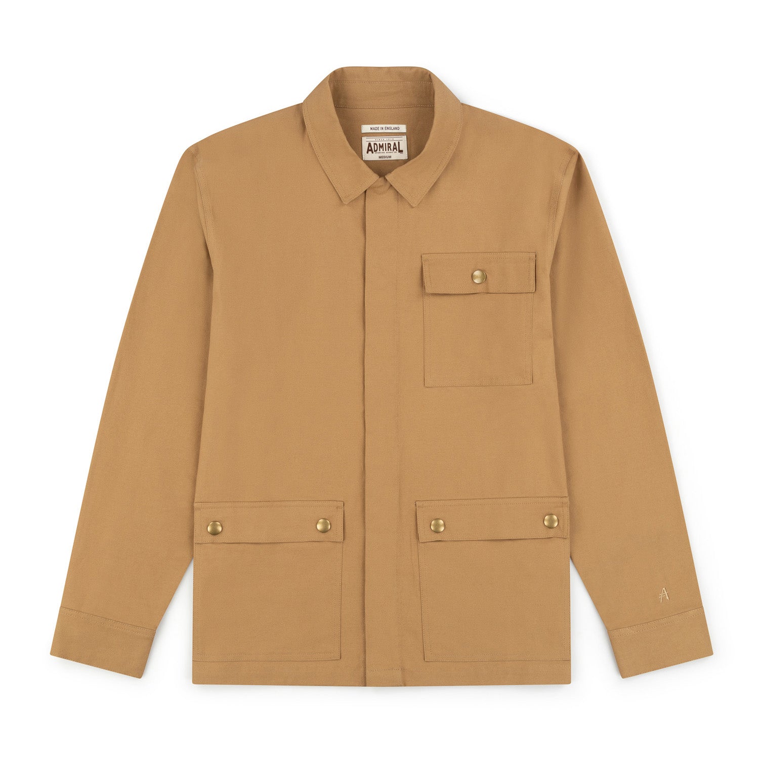 Must-Have Westcote Overshirt – Struth Camel – Made in England