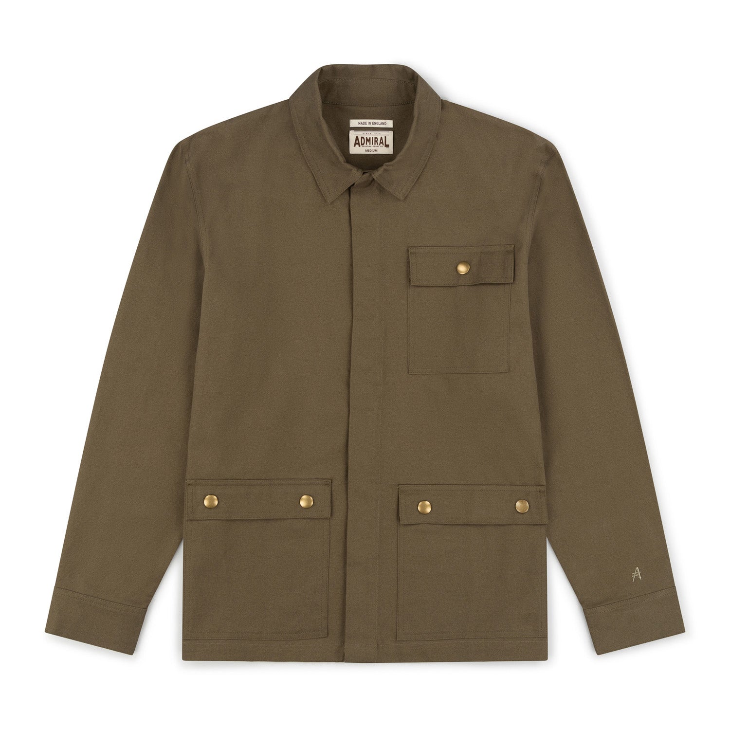 Must-Have Westcote Overshirt – Hone Green – Made in England